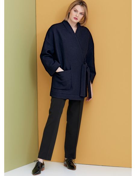 Patron Vogue 9334 Y - Ensemble femme : Kimono avec veste ceinturée et pantalon