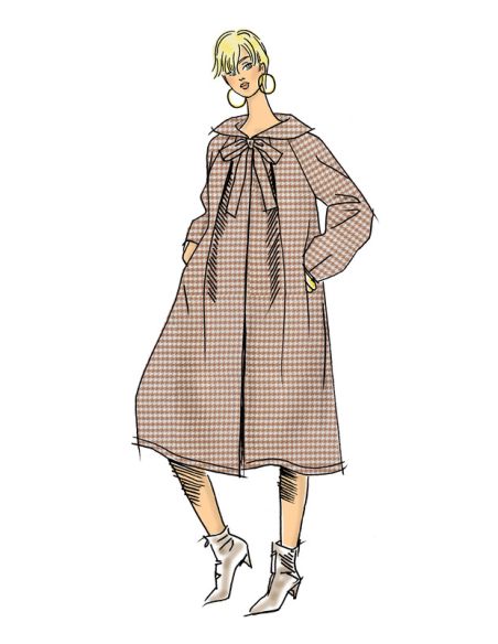 Patron Vogue 9340 Y - Manteau très ample