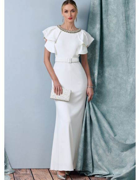 Patron Vogue 1919 B5 - Robe femme ajustée et doublée