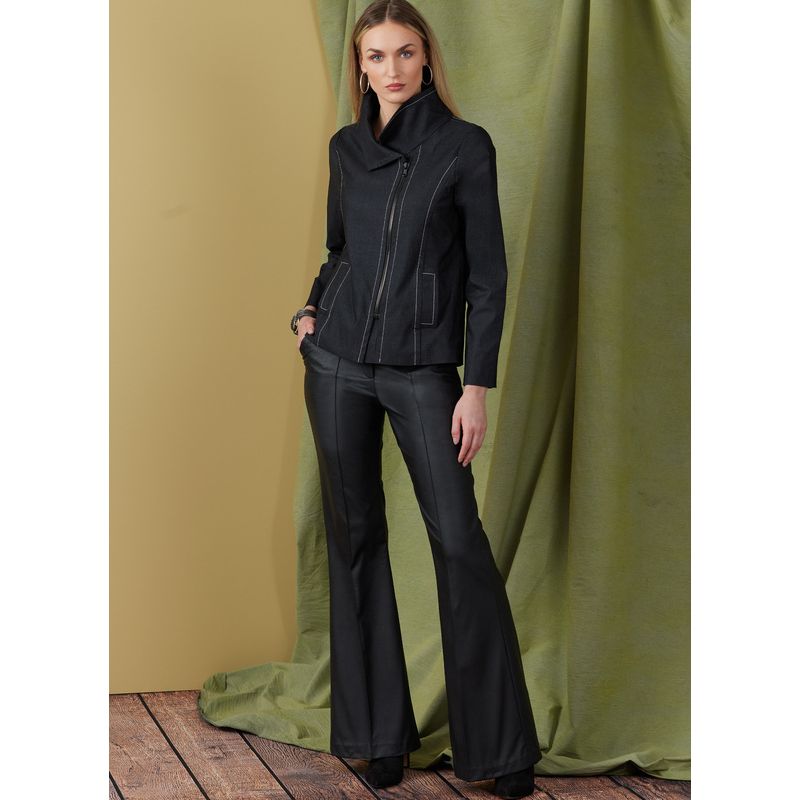 Patron Vogue 1925 A5 - Veste femme coupe semi-ajustée