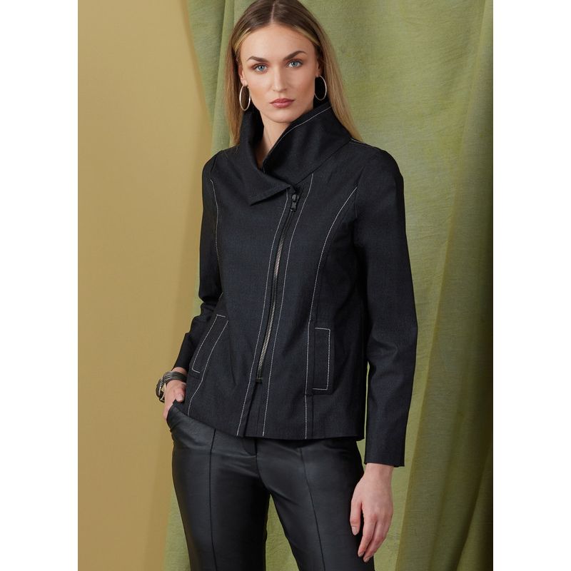 Patron Vogue 1925 A5 - Veste femme coupe semi-ajustée