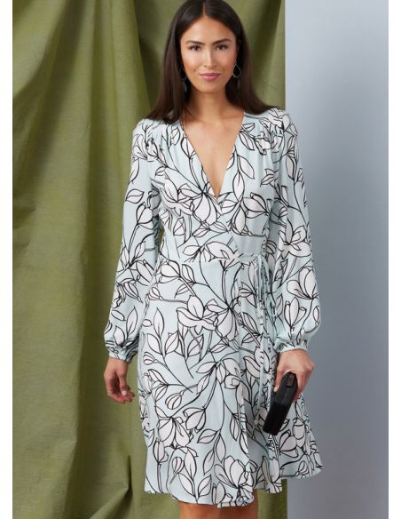 Patron Vogue 1928 A5 - Nuisette raffinée femme