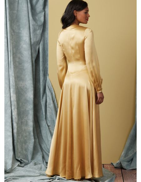 Patron Vogue 1928 A5 - Nuisette raffinée femme