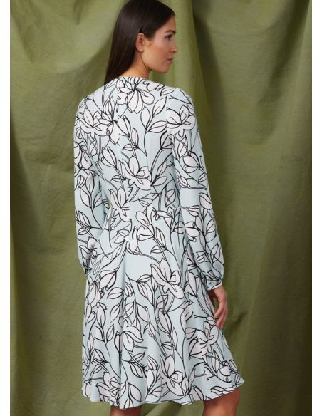 Patron Vogue 1928 A5 - Nuisette raffinée femme