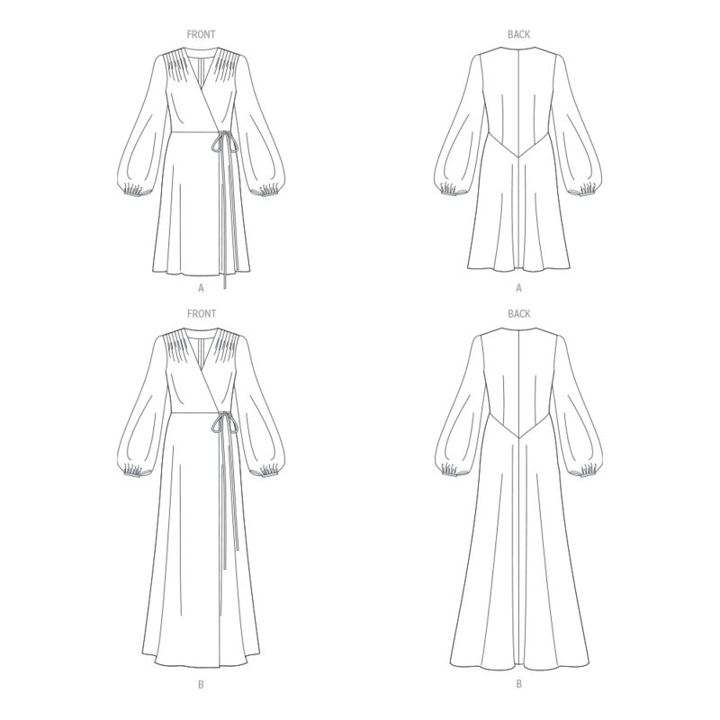 Patron Vogue 1928 A5 - Nuisette raffinée femme