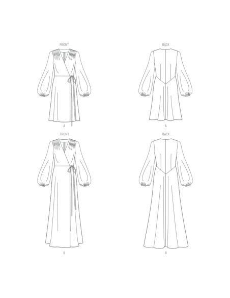 Patron Vogue 1928 F5 - Nuisette raffinée femme