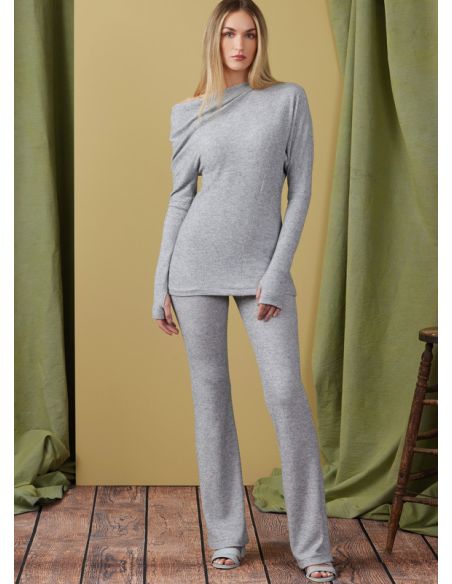 Patron Vogue 1929 B5 - Haut, robe et pantalon en tricot