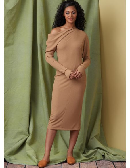 Patron Vogue 1929 B5 - Haut, robe et pantalon en tricot