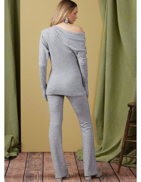 Patron Vogue 1929 Y5 - Haut, robe et pantalon en tricot