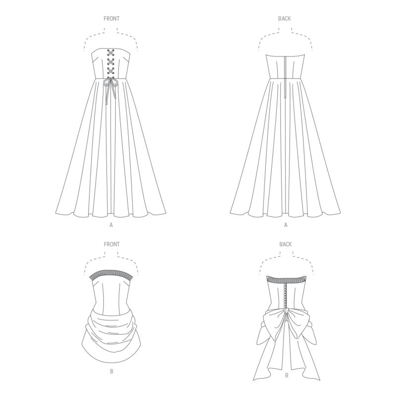 Patron Vogue 1931 F5 - Robe et dessus de corsage