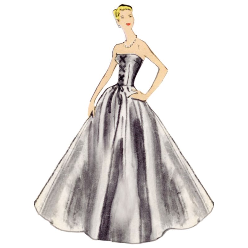 Patron Vogue 1931 F5 - Robe et dessus de corsage