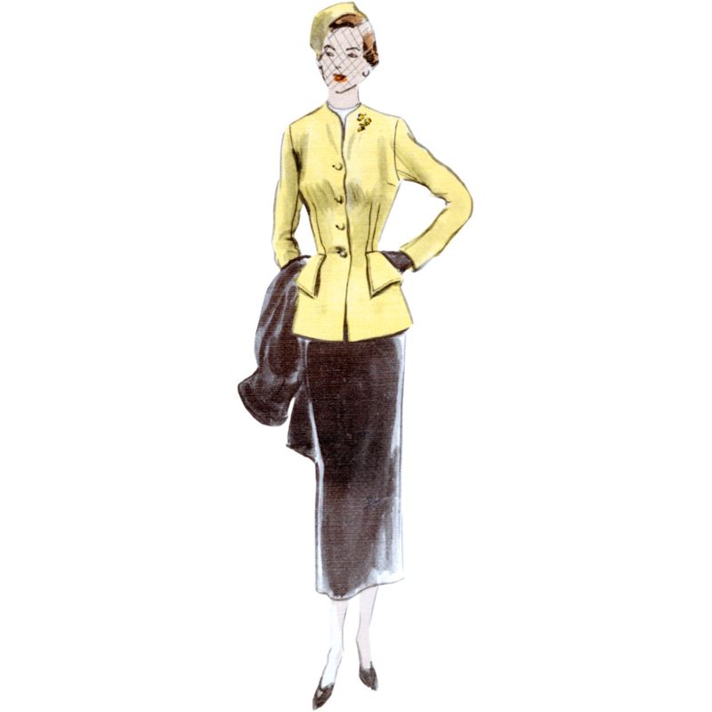 Patron Vogue 1932 B5 - Ensemble femme : tailleur et manteau