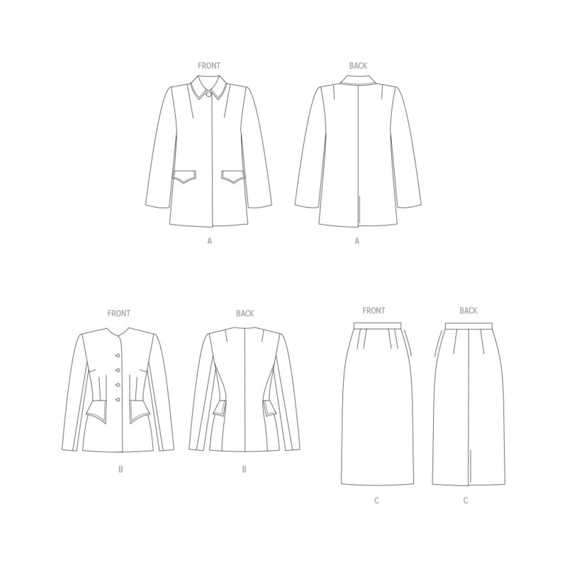 Patron Vogue 1932 F5 - Ensemble femme : tailleur et manteau