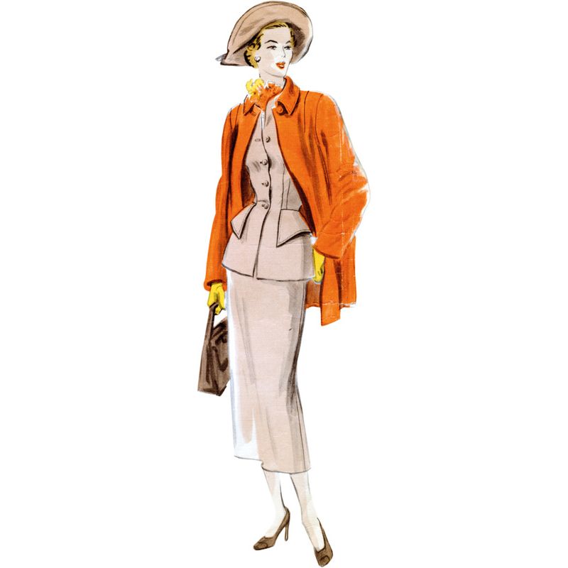 Patron Vogue 1932 F5 - Ensemble femme : tailleur et manteau