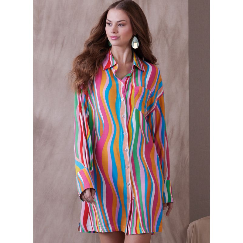 Patron Vogue 1933 F5 - Robe femme trapèze, boutonnage frontal