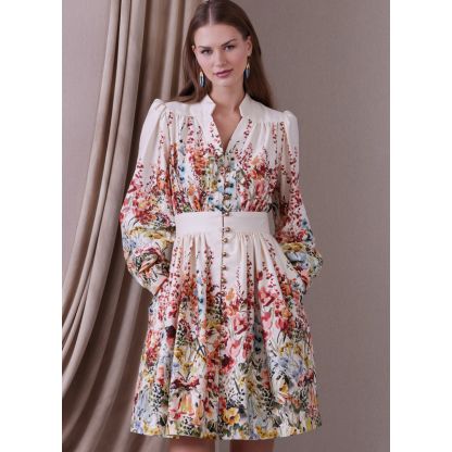 Patron Vogue 1934 B5 - Robe femme avec col 2