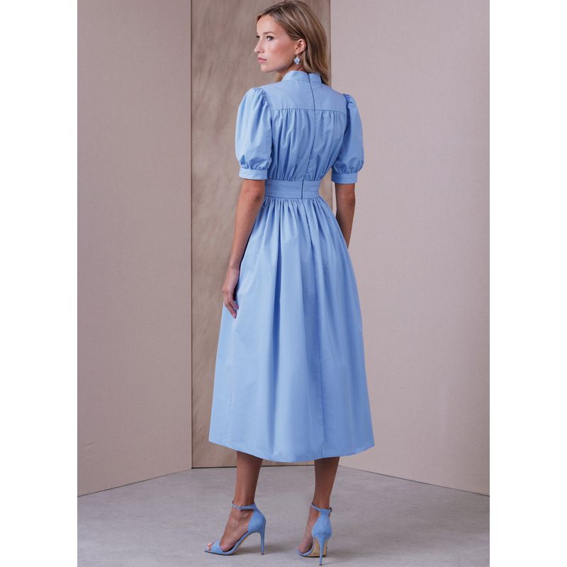 Patron Vogue 1934 B5 - Robe femme avec col