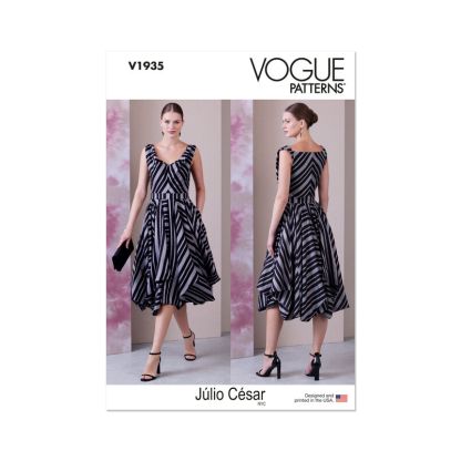 Patron Vogue 1935 B5 - Robe avec corsage dans le biais