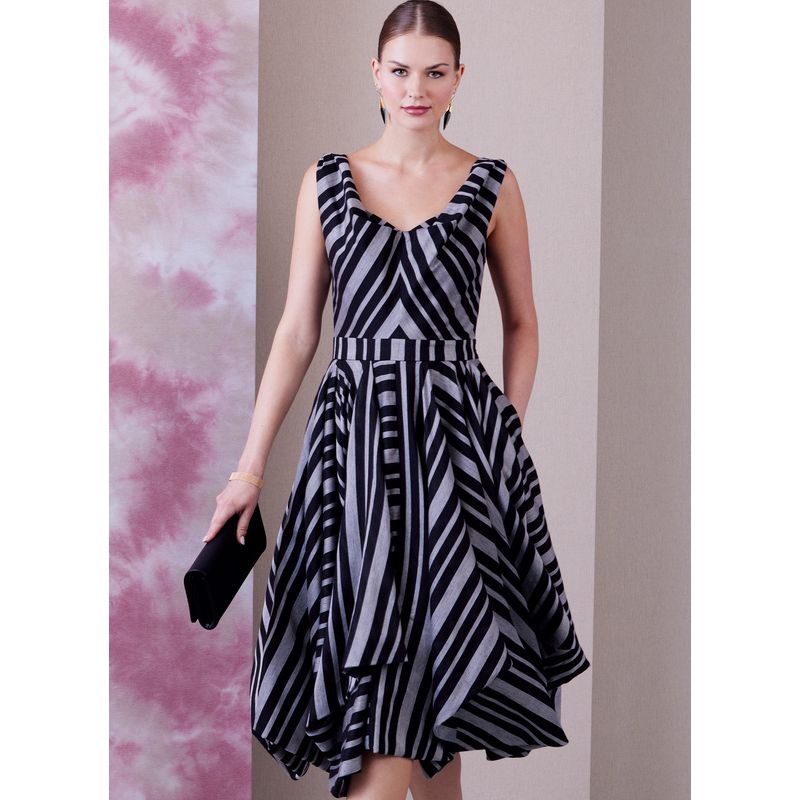 Patron Vogue 1935 B5 - Robe avec corsage dans le biais