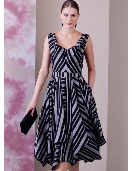 Patron Vogue 1935 B5 - Robe avec corsage dans le biais