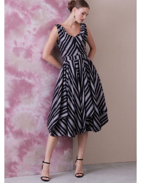 Patron Vogue 1935 B5 - Robe avec corsage dans le biais