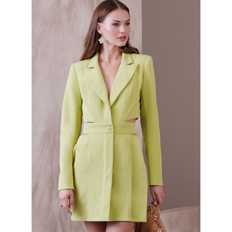 Patron Vogue 1936 A5 - Robe-blazer femme