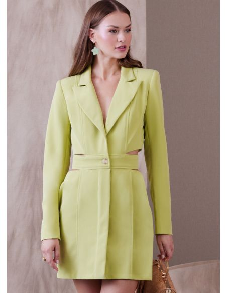 Patron Vogue 1936 A5 - Robe-blazer femme