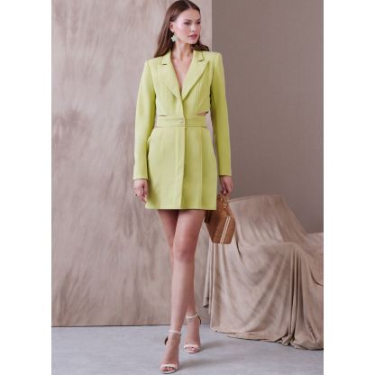 Patron Vogue 1936 F5 - Robe-blazer femme 2