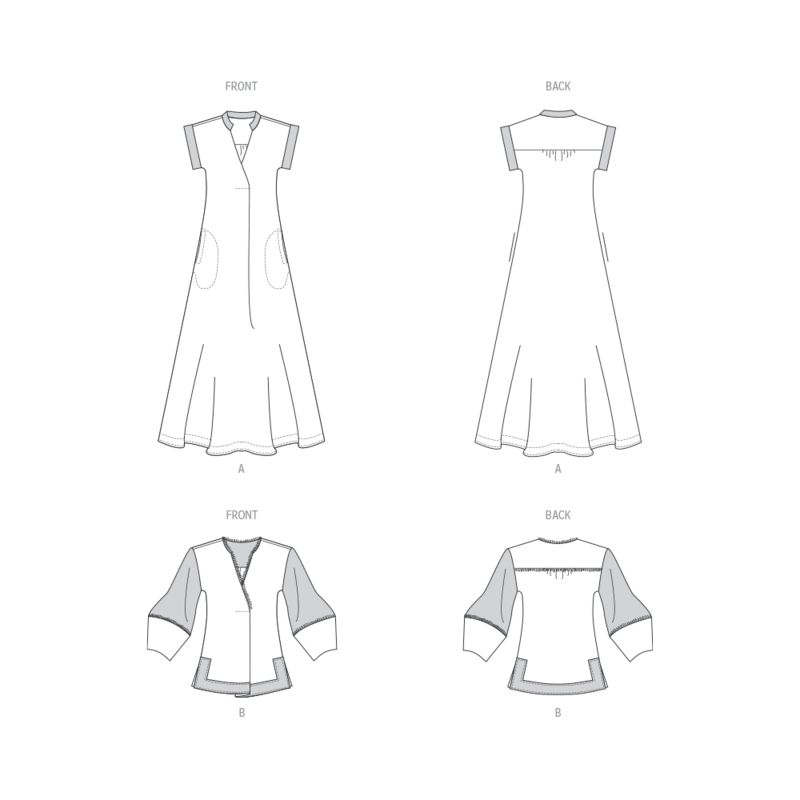 Patron Vogue 1937 - Robe-tunique plissée