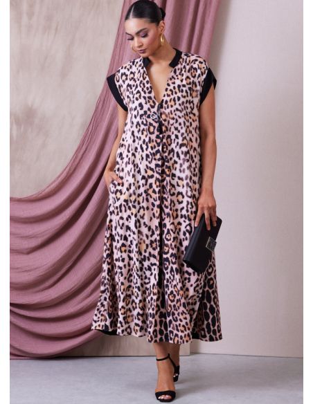 Patron Vogue 1937 - Robe-tunique plissée