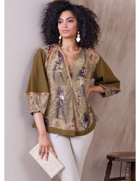 Patron Vogue 1937 - Robe-tunique plissée