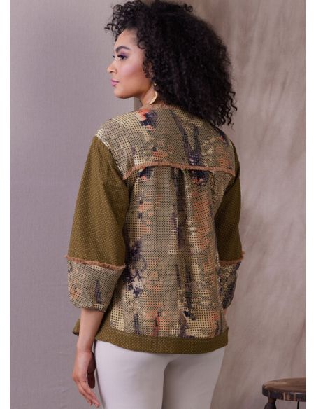 Patron Vogue 1937 - Robe-tunique plissée