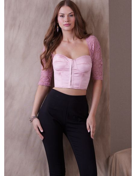 Patron Vogue 1938 B5 - Haut style corset