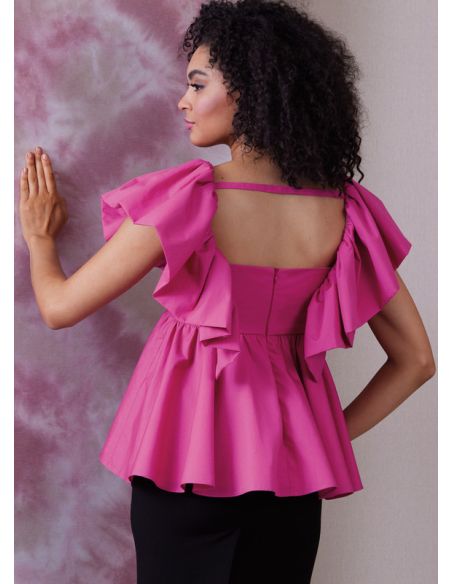 Patron Vogue 1940 A5 - Haut empire doublé