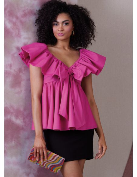 Patron Vogue 1940 F5 - Haut empire doublé