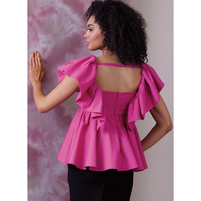 Patron Vogue 1940 F5 - Haut empire doublé