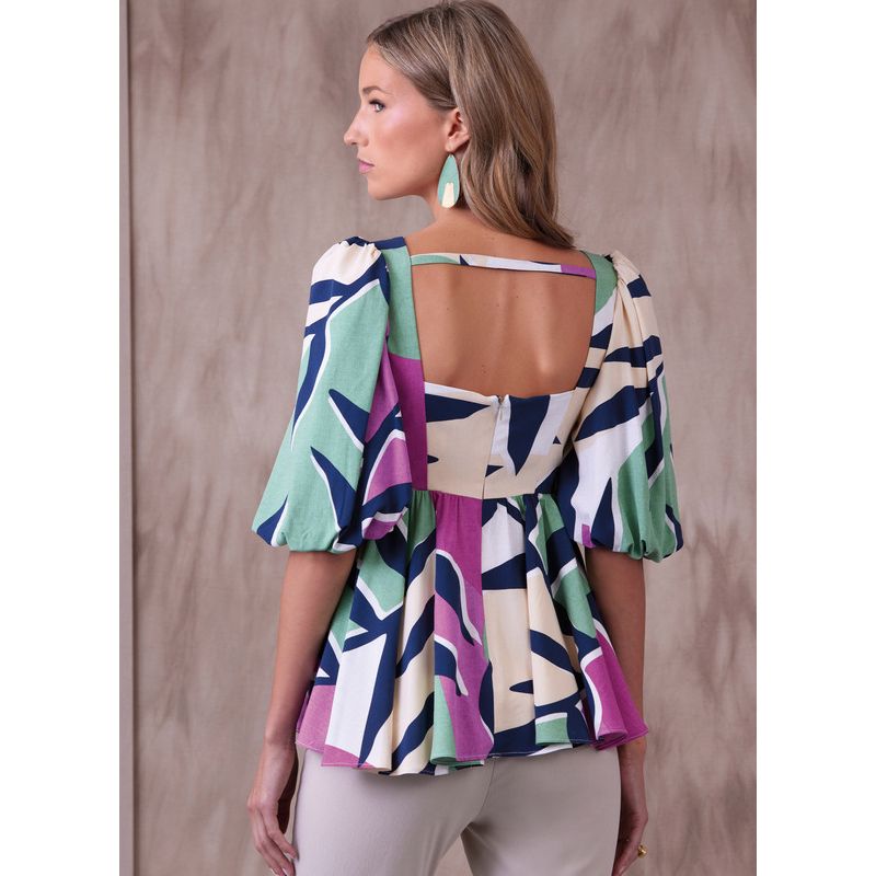 Patron Vogue 1940 F5 - Haut empire doublé