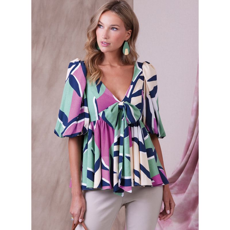 Patron Vogue 1940 F5 - Haut empire doublé