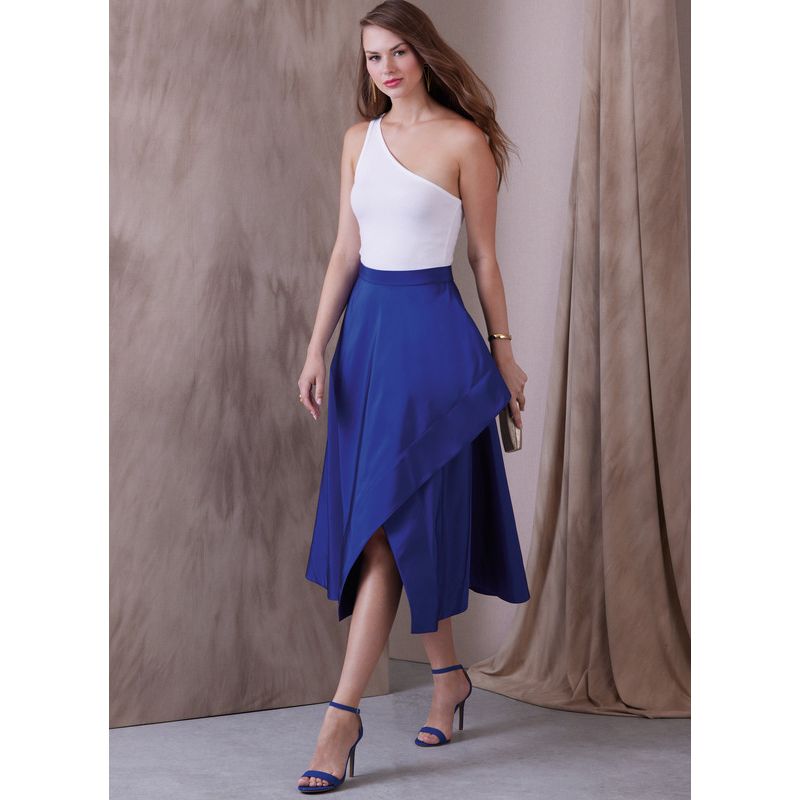 Patron Vogue 1941 B5 - Jupe asymétrique ample