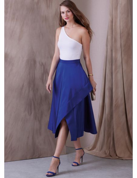 Patron Vogue 1941 B5 - Jupe asymétrique ample