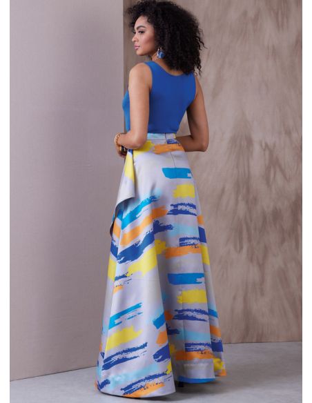 Patron Vogue 1941 B5 - Jupe asymétrique ample