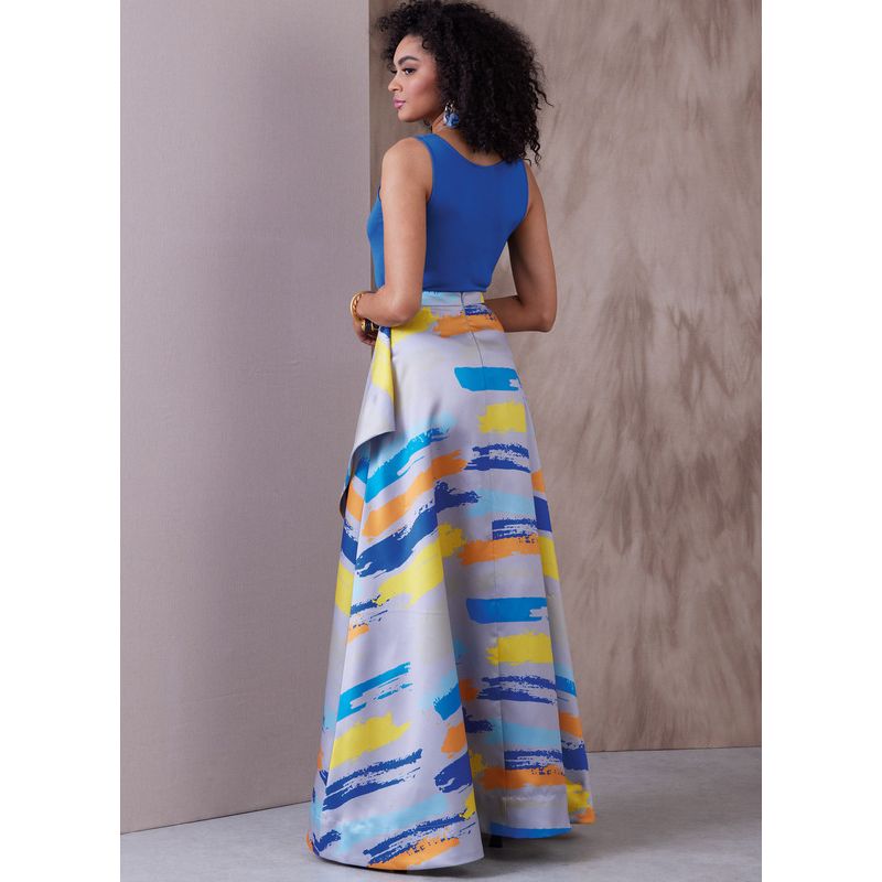 Patron Vogue 1941 Y5 - Jupe asymétrique ample