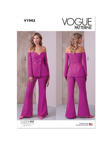 Patron Vogue 1943 Y5 - Veste bateau doublée