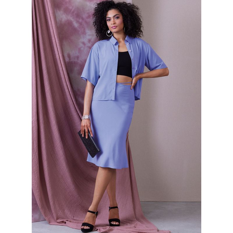 Patron Vogue 1944 AX5 - Haut emmanchure basse & jupe