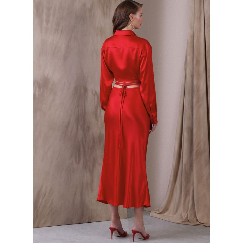 Patron Vogue 1944 E5 - Haut emmanchure basse & jupe