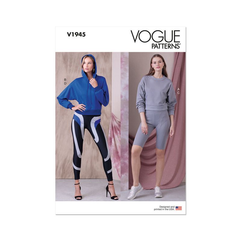 Patron Vogue 1945 A Haut court collant