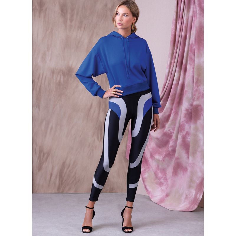 Patron Vogue 1945 A - Haut court & collant