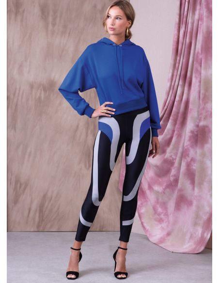 Patron Vogue 1945 A - Haut court & collant