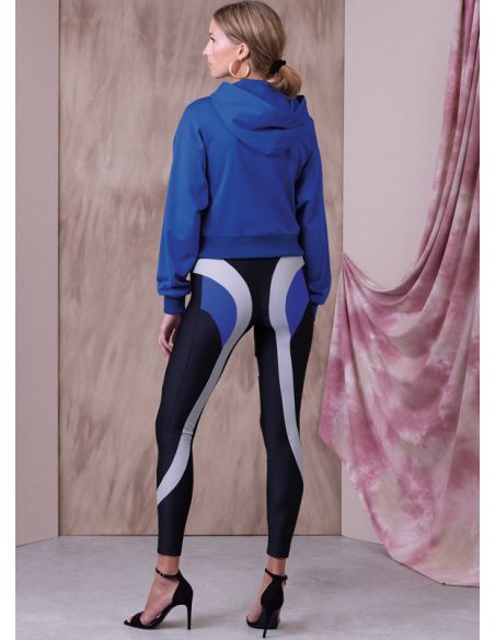 Patron Vogue 1945 A - Haut court & collant