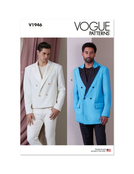 Patron Vogue 1946 MUU- Veste Homme